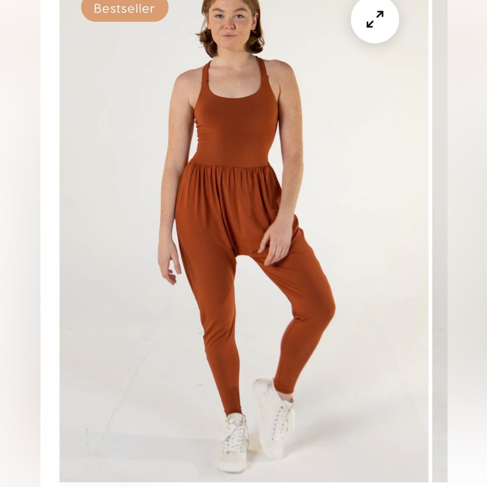 Women's Rust Jumpsuit